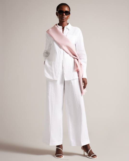 Ted Baker mujer 2ZFP1165 accesorios bufanda shersa magnolia Rosa palido