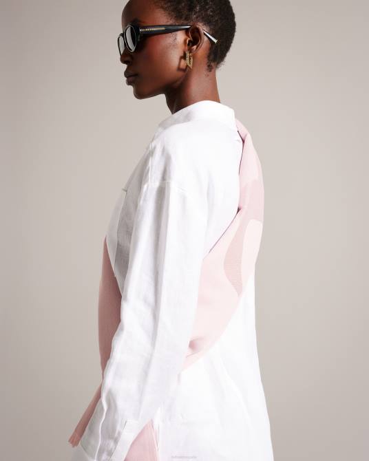 Ted Baker mujer 2ZFP1165 accesorios bufanda shersa magnolia Rosa palido