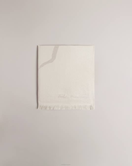 Ted Baker mujer 2ZFP1167 accesorios bufanda shersa magnolia natural