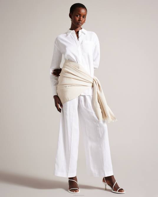 Ted Baker mujer 2ZFP1167 accesorios bufanda shersa magnolia natural