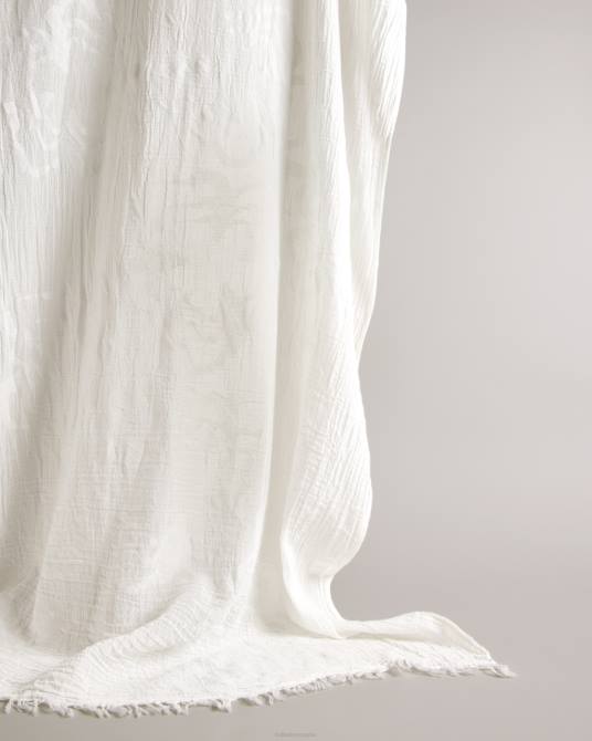 Ted Baker mujer 2ZFP945 accesorios bufanda tejida texturizada Beckkie crudo