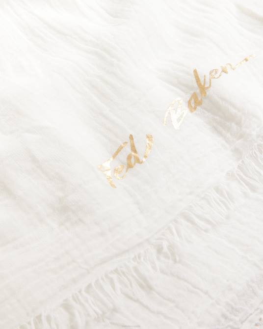 Ted Baker mujer 2ZFP945 accesorios bufanda tejida texturizada Beckkie crudo