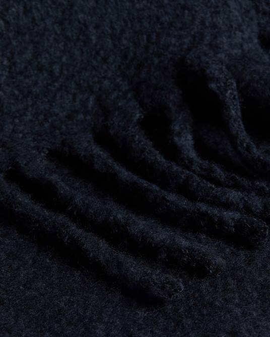 Ted Baker mujer 2ZFP955 accesorios bufanda extragrande con borlas largas tiba negro