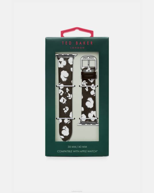 Ted Baker mujer 2ZFP1202 accesorios Correa para Apple Watch con estampado Sansia. blanco negro