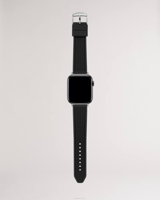 Ted Baker mujer 2ZFP1982 accesorios Correa para Apple Watch de silicona negra Stropus negro