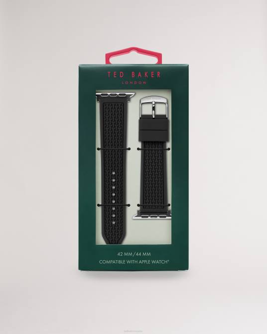 Ted Baker mujer 2ZFP1982 accesorios Correa para Apple Watch de silicona negra Stropus negro