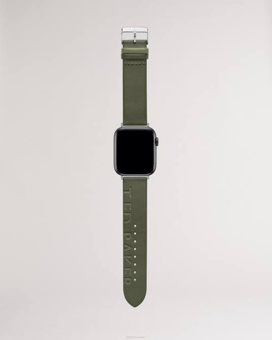 Ted Baker mujer 2ZFP2023 accesorios correa de cuero lithum para apple watch verde