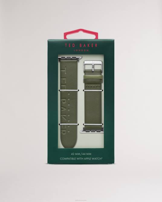 Ted Baker mujer 2ZFP2023 accesorios correa de cuero lithum para apple watch verde