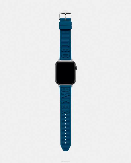 Ted Baker mujer 2ZFP2038 accesorios Correa para Apple Watch con logo de silicona de etano azul