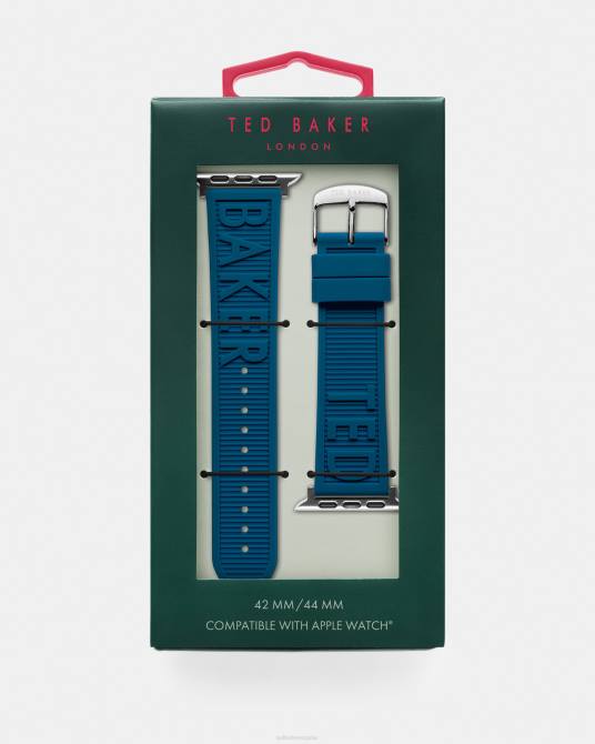 Ted Baker mujer 2ZFP2038 accesorios Correa para Apple Watch con logo de silicona de etano azul