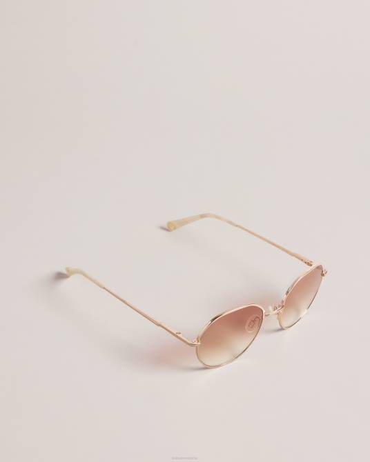 Ted Baker mujer 2ZFP1071 accesorios gafas de sol con montura redonda color dorado