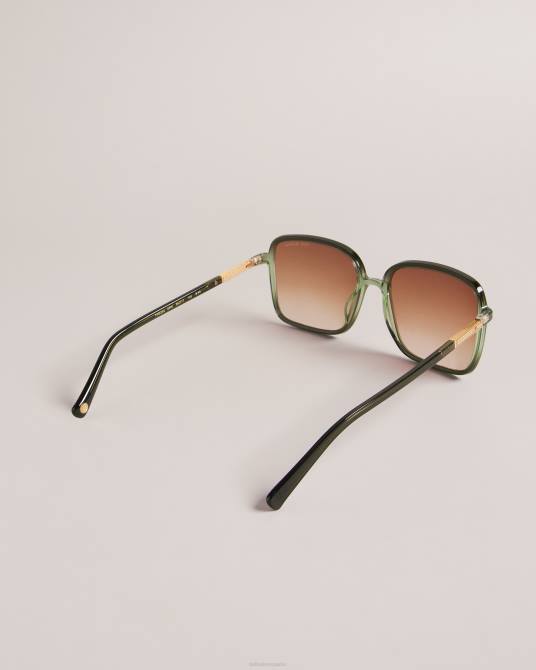 Ted Baker mujer 2ZFP1090 accesorios gafas de sol barron extragrandes con montura cuadrada verde