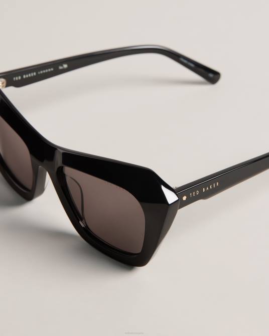 Ted Baker mujer 2ZFP1127 accesorios gafas de sol estilo ojo de gato con diseño geométrico negro