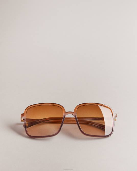 Ted Baker mujer 2ZFP1137 accesorios gafas de sol bandi extragrandes con montura cuadrada púrpura