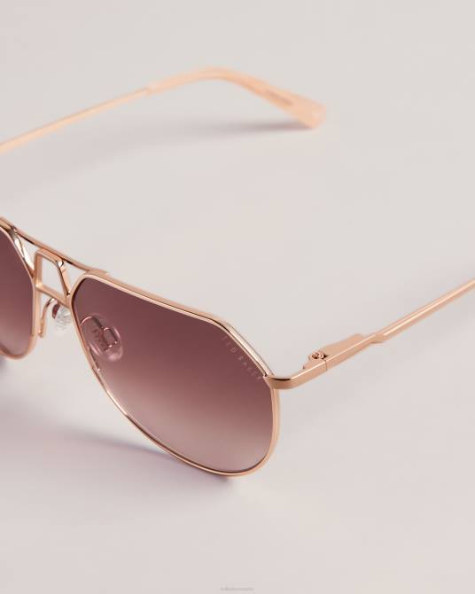 Ted Baker mujer 2ZFP1138 accesorios gafas de sol aviador avoceta color oro rosa