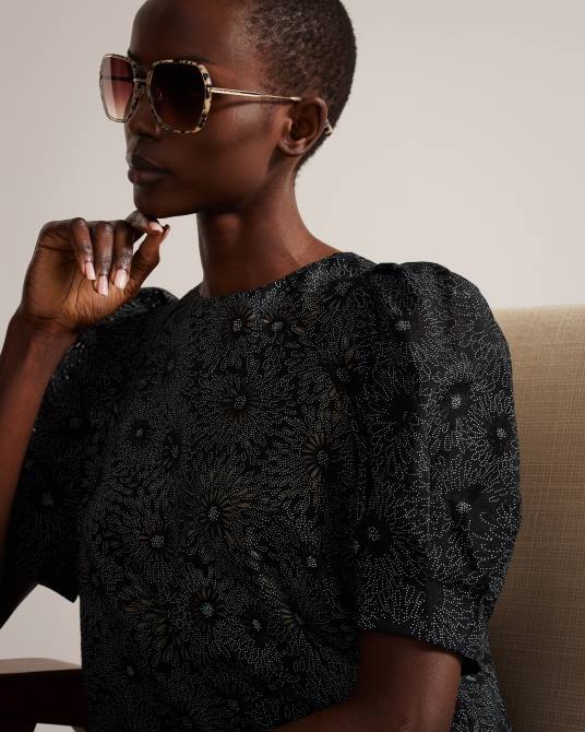 Ted Baker mujer 2ZFP1148 accesorios gafas de sol extragrandes de carey aadax carey