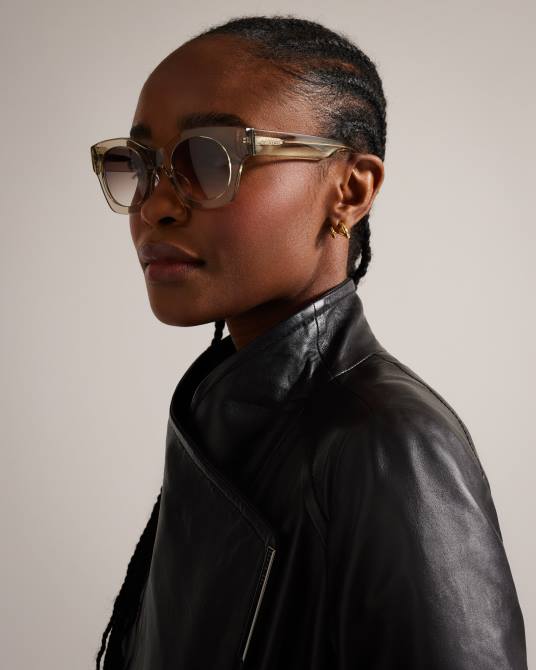 Ted Baker mujer 2ZFP1149 accesorios gafas de sol con montura gruesa gracialn Marfil