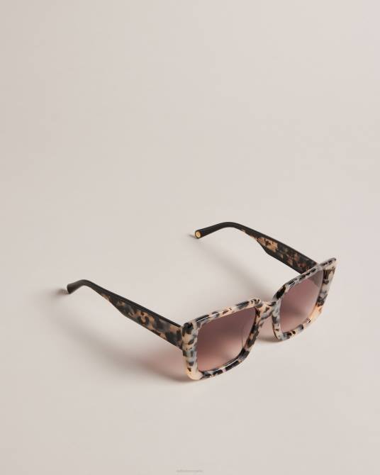 Ted Baker mujer 2ZFP1162 accesorios gafas de sol doxies con montura cuadrada gruesa carey