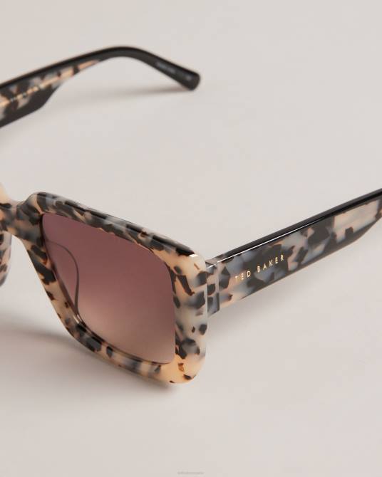 Ted Baker mujer 2ZFP1162 accesorios gafas de sol doxies con montura cuadrada gruesa carey