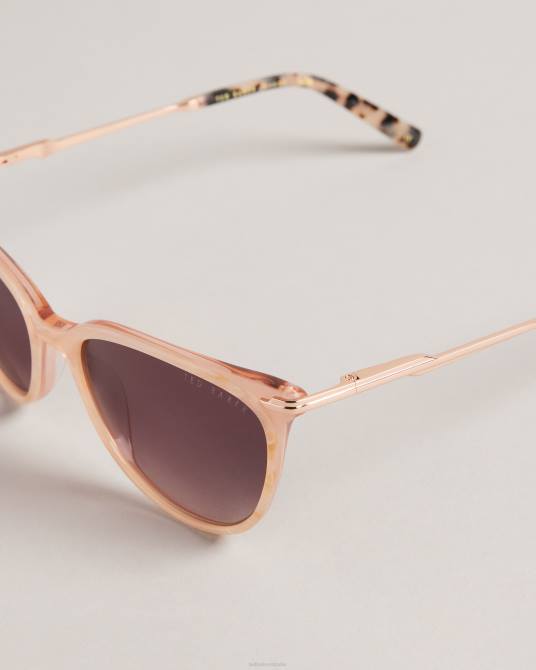 Ted Baker mujer 2ZFP1163 accesorios gafas de sol estilo ojo de gato redondeadas carakay azul claro