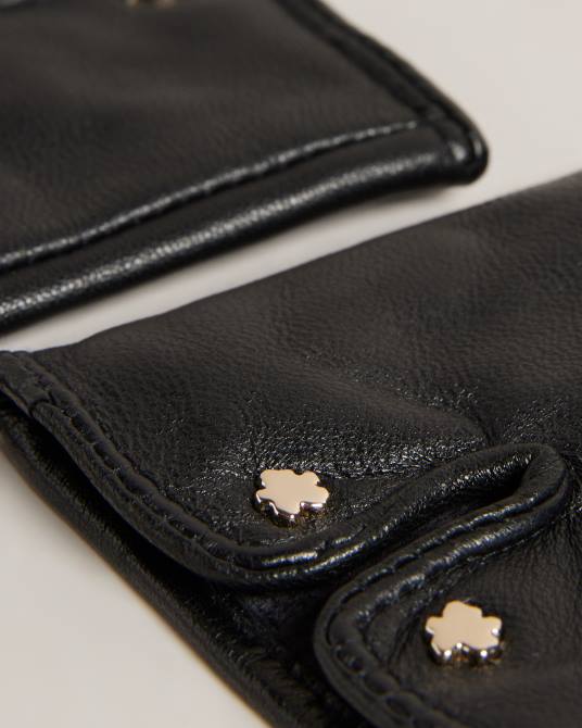 Ted Baker mujer 2ZFP1139 accesorios guantes arleo magnolia de cuero negro