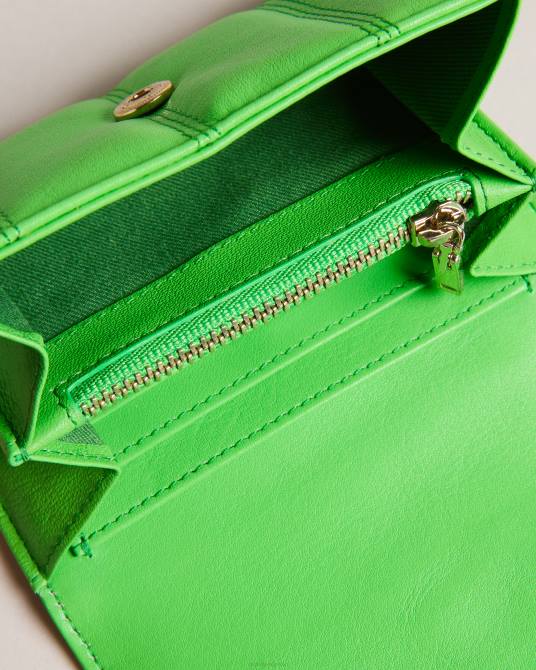 Ted Baker mujer 2ZFP1051 accesorios bolso matinee pequeño acolchado de cuero ayvill verde