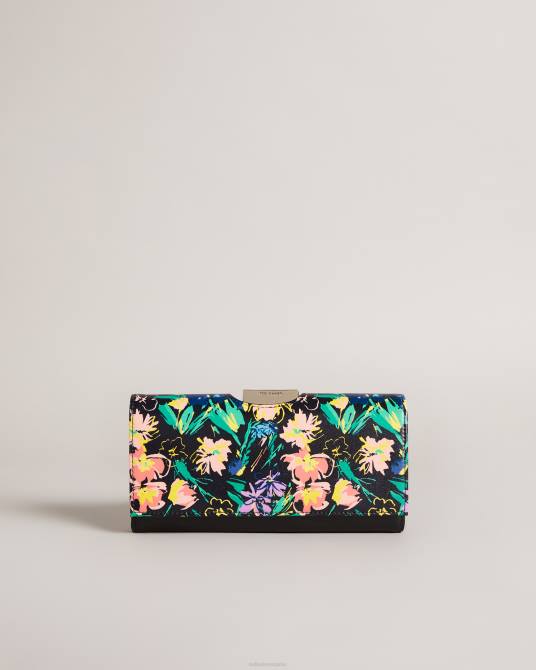 Ted Baker mujer 2ZFP1178 accesorios bolso grande con pompones marjan coqueto textura magnolia negro
