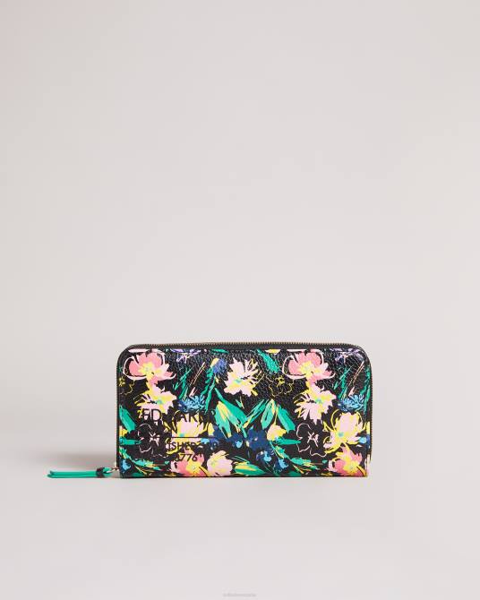 Ted Baker mujer 2ZFP1179 accesorios parciea bolso grande con cremallera coqueto textura magnolia negro