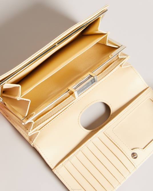 Ted Baker mujer 2ZFP1190 accesorios bolso bita grande con pompones natural