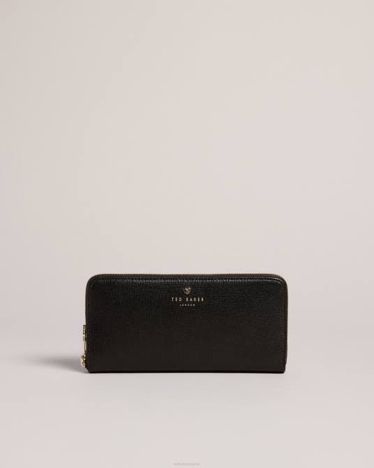 Ted Baker mujer 2ZFP943 accesorios bolso hearten con cremallera y tachuelas en forma de corazón negro