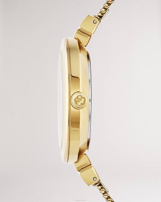 Ted Baker mujer 2ZFP1011 accesorios reloj darbs con correa de malla y marco en T color dorado