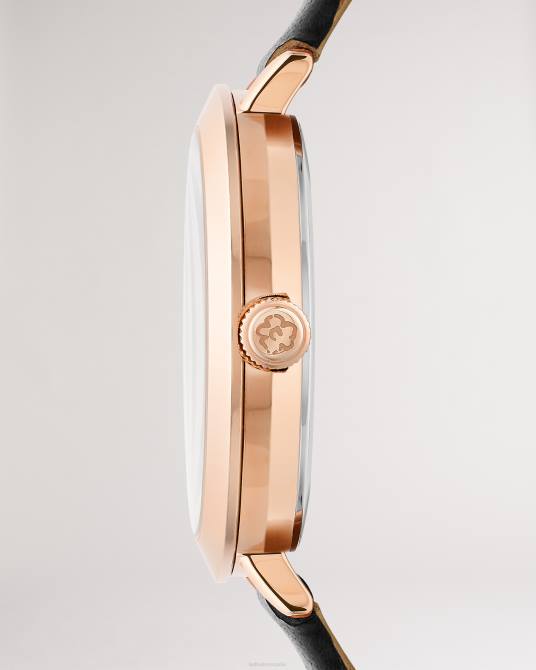 Ted Baker mujer 2ZFP1060 accesorios Reloj isidoro con estampado floral y correa de piel. negro