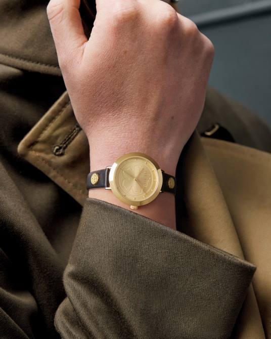 Ted Baker mujer 2ZFP1088 accesorios reloj de cuero con detalle de magnolia amieyy negro