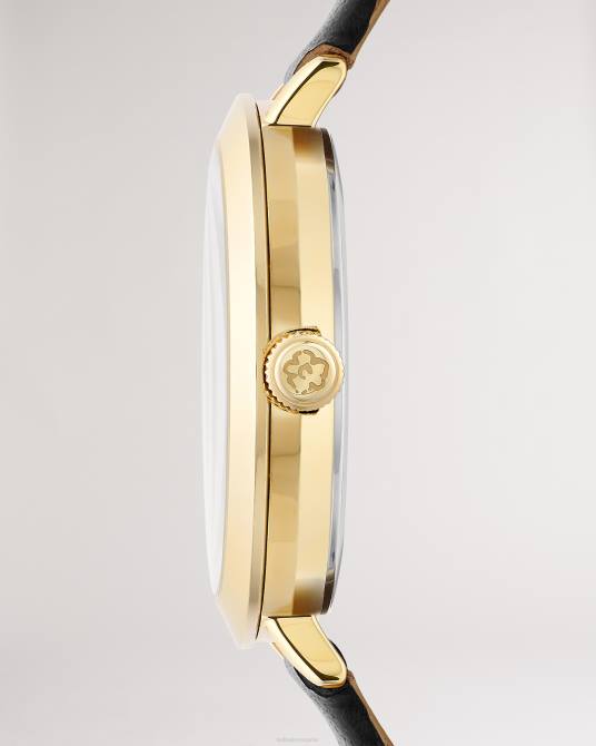 Ted Baker mujer 2ZFP1088 accesorios reloj de cuero con detalle de magnolia amieyy negro
