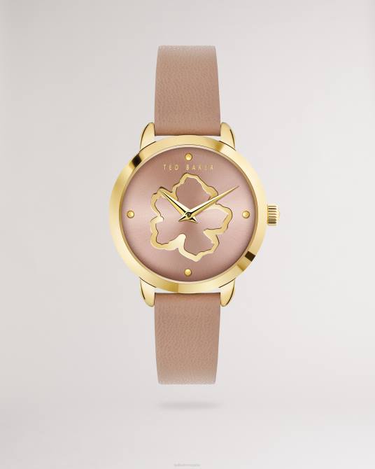 Ted Baker mujer 2ZFP1120 accesorios reloj devasy magnolia con correa de piel vegana marrón claro