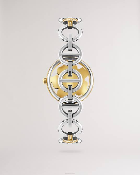 Ted Baker mujer 2ZFP1121 accesorios reloj lyren magnolia con esfera y cadena color plata