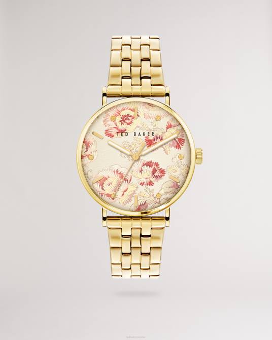 Ted Baker mujer 2ZFP1140 accesorios reloj pippp vintage con esfera estampada floral color dorado