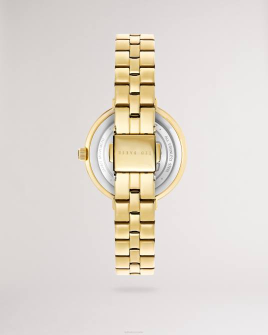 Ted Baker mujer 2ZFP1145 accesorios Reloj Lesedot con esfera floral y pulsera de acero inoxidable. color dorado