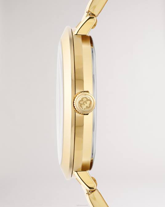 Ted Baker mujer 2ZFP1145 accesorios Reloj Lesedot con esfera floral y pulsera de acero inoxidable. color dorado