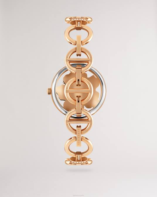 Ted Baker mujer 2ZFP964 accesorios reloj lyray magnolia con esfera y pulsera de cadena color oro rosa