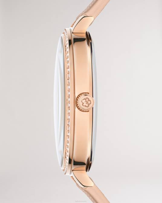 Ted Baker mujer 2ZFP970 accesorios Reloj Chessin adornado con cristales y correa de piel vegana. rosa