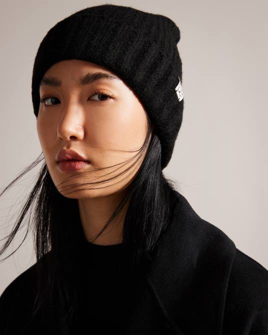 Ted Baker mujer 2ZFP1098 accesorios gorro británico negro
