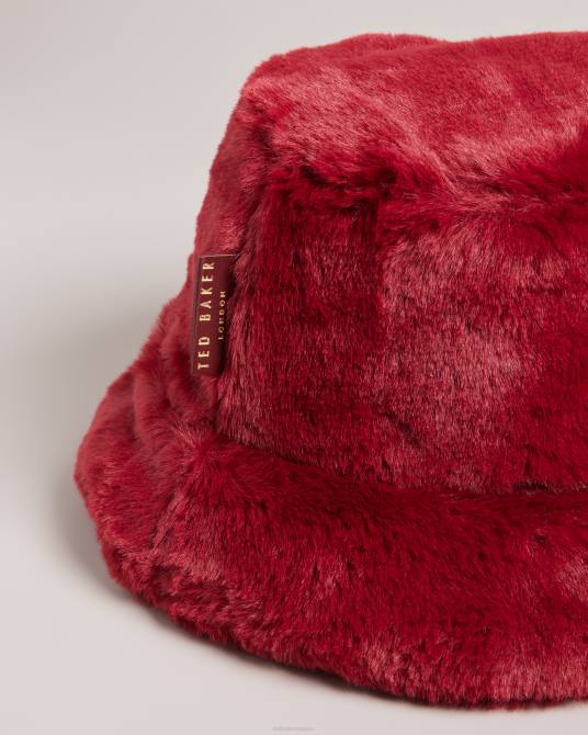 Ted Baker mujer 2ZFP1157 accesorios sombrero de piel sintética prinna púrpura