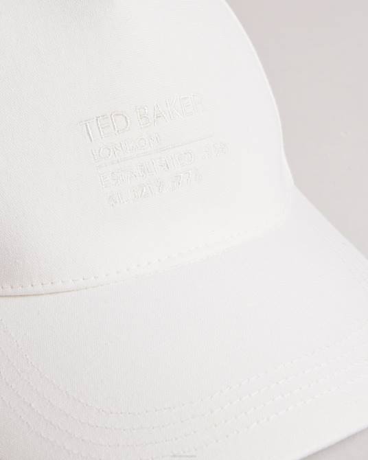Ted Baker mujer 2ZFP960 accesorios gorra de lona con la marca cathyy Marfil