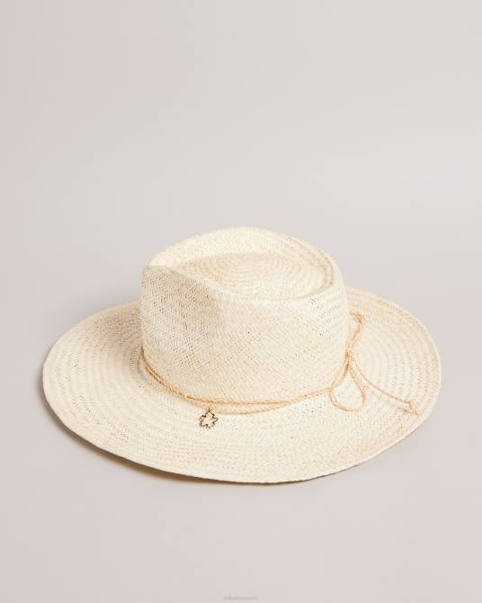 Ted Baker mujer 2ZFP966 accesorios sombrero vaquero de paja kyloa natural