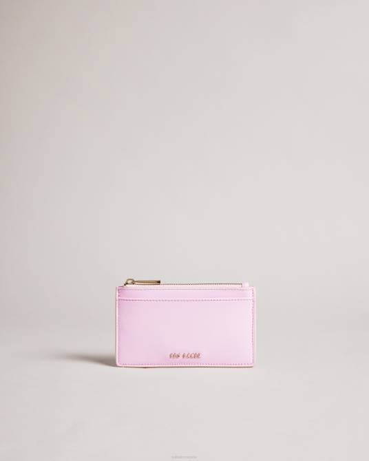 Ted Baker mujer 2ZFP1018 accesorios tarjetero con cremallera revestida Samie Rosa claro