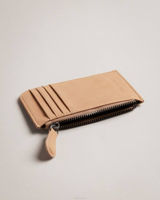 Ted Baker mujer 2ZFP1032 accesorios tarjetero Needt de piel nobuck marrón