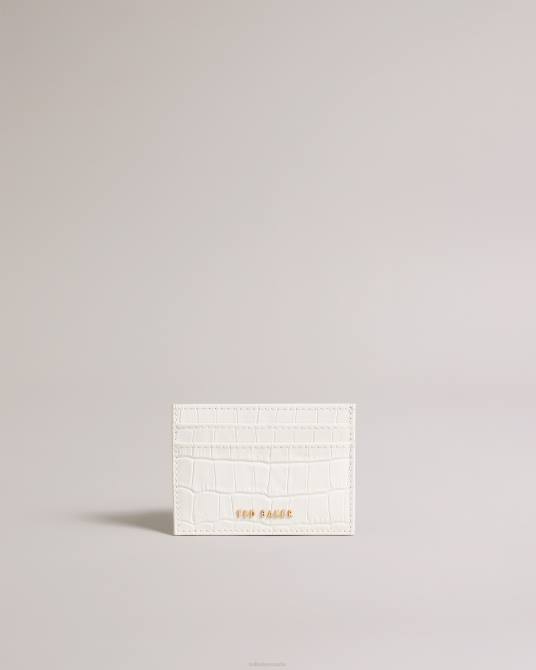 Ted Baker mujer 2ZFP1059 accesorios tarjetero crokina con imitación de cocodrilo crudo