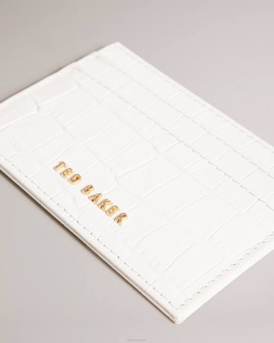 Ted Baker mujer 2ZFP1059 accesorios tarjetero crokina con imitación de cocodrilo crudo