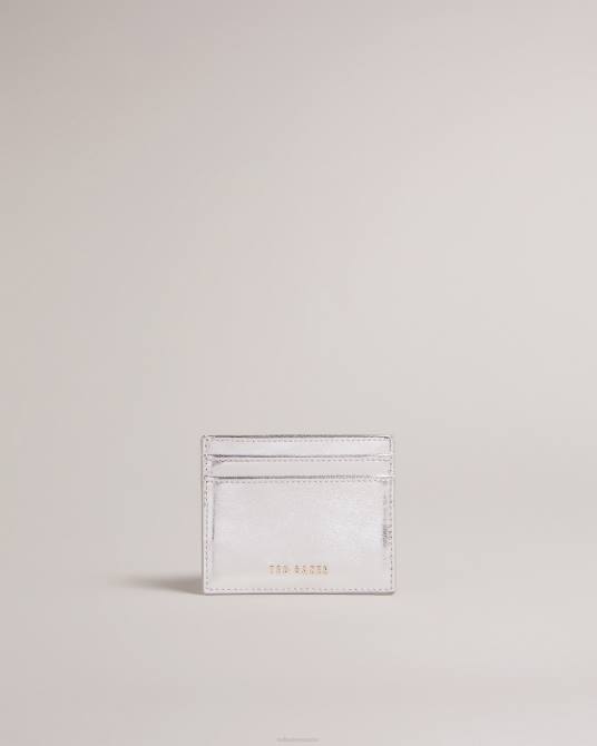 Ted Baker mujer 2ZFP976 accesorios tarjetero liibbaa metalizado plata